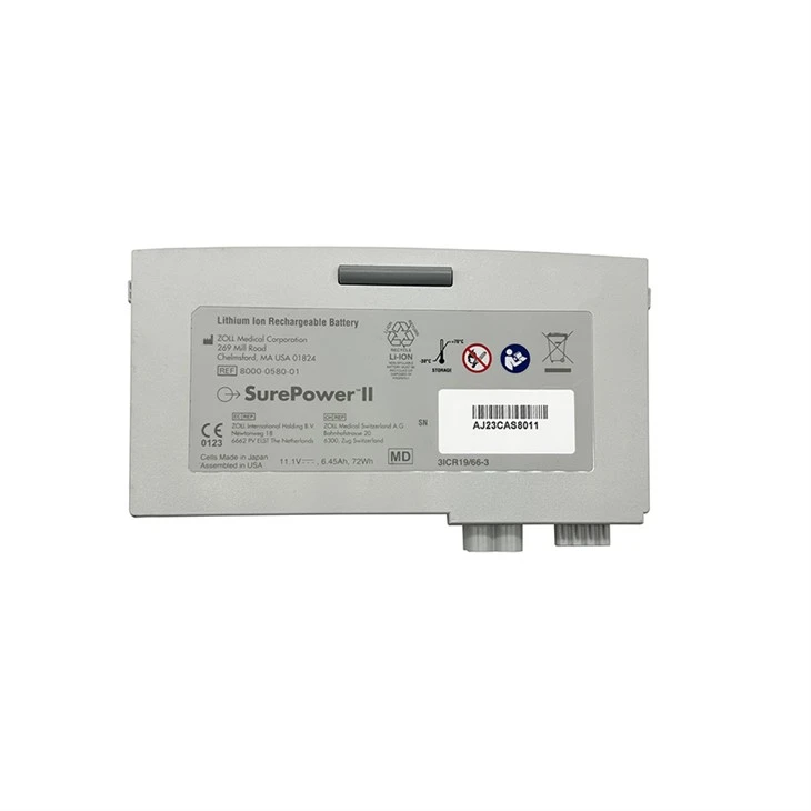 8000-0580-01 Għal ZOLL SurePower II Lithium-Ion Battery X Series