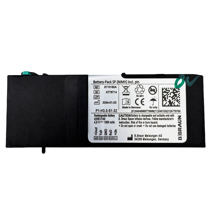 Batterija tal-Pompa tal-Infużjoni Spazjali BB RAUN 8713180A 34520856