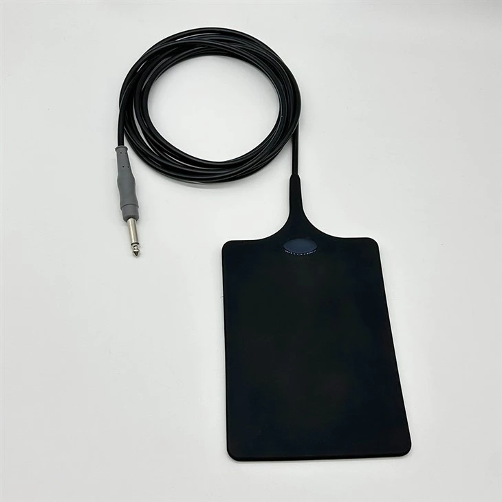 Child Reusable Silicon Patient Plate Negative Return 6.3mm