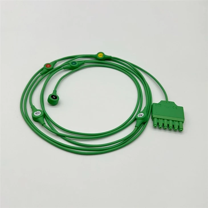 ECG Lead Wires Draeger Siemens Monolead 6 Leads Snap