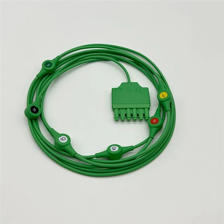 ECG Lead Wires Draeger Siemens Monolead 6 Leads Snap