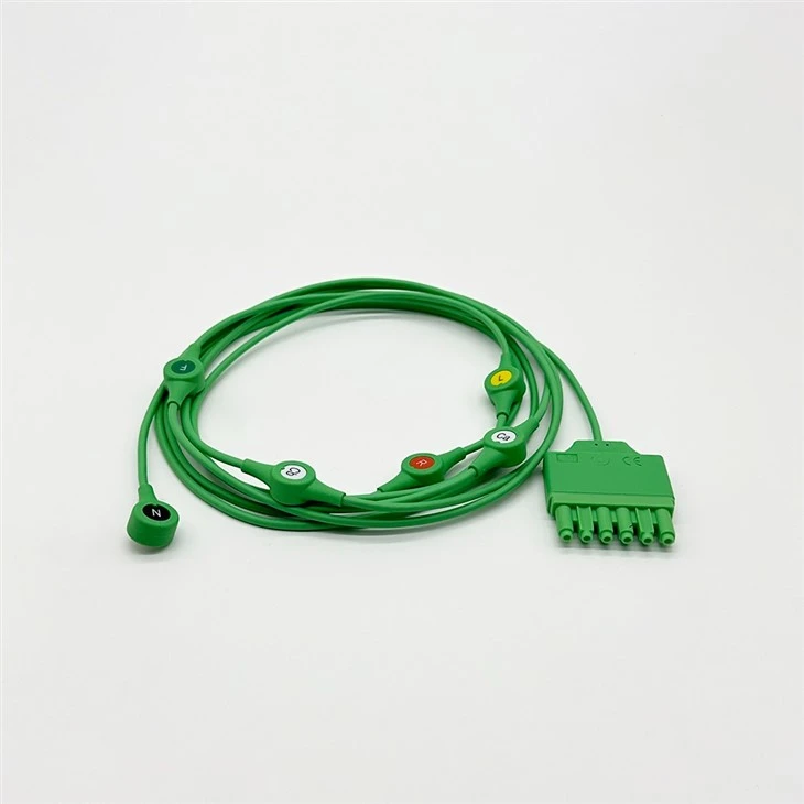 ECG Lead Wires Draeger Siemens Monolead 6 Leads Snap