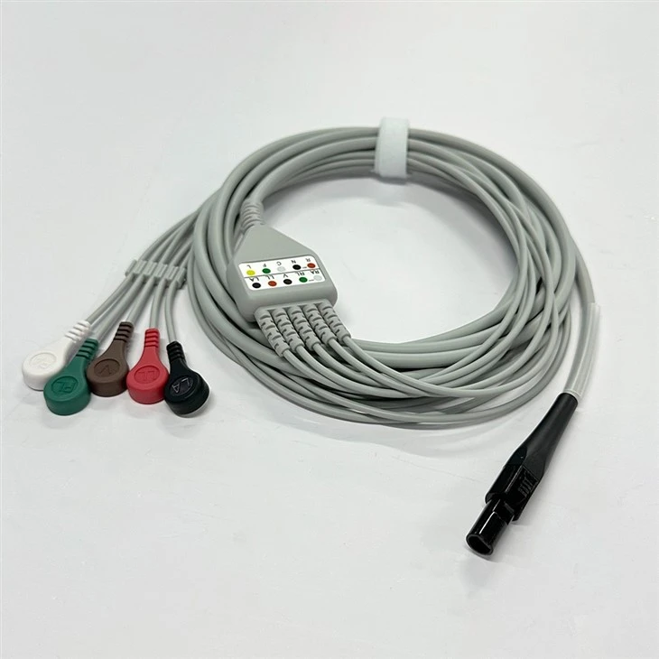 Welch Allyn Compatible 9-Pin 5-Lead Reusable ECG/EKG Lead Wire best