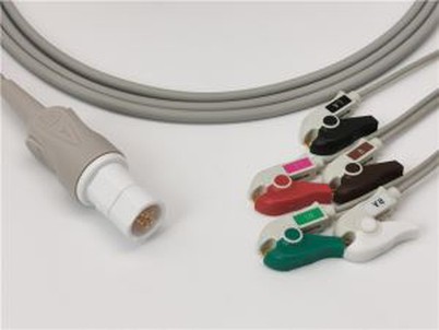 Klips tal-kejbil ECG 5 li jwasslu għal Drager Kompatibbli