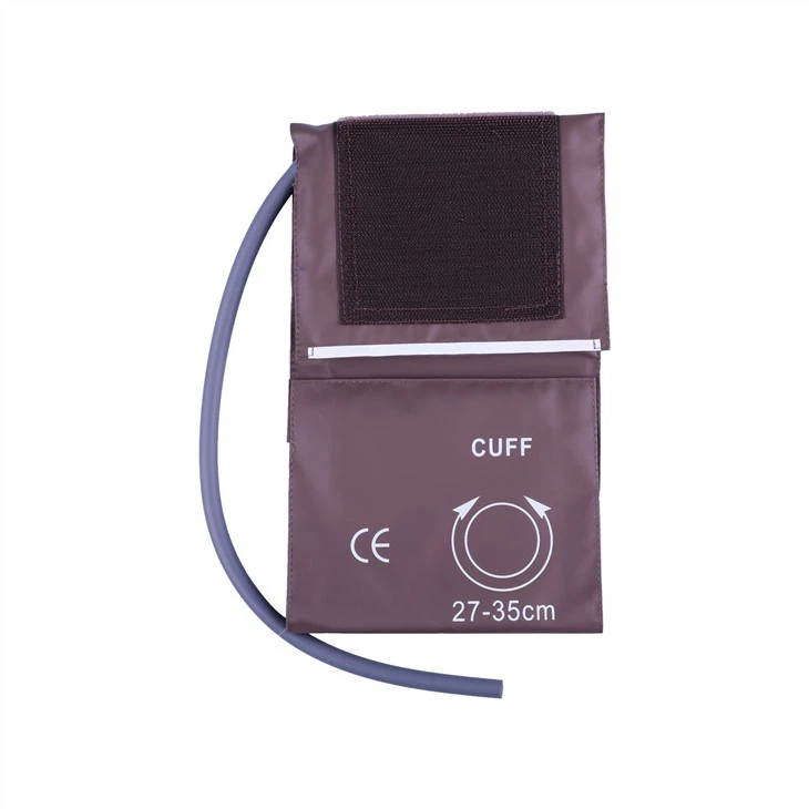 NIBP li jista 'jerġa' jintuża Cuff Brown Nylon Adult Single Tube