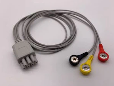M&B 7 Pin ECG Leadwire Snap Cable