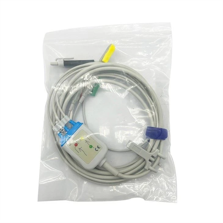 Primedic 3 Pins ECG Cable For Primedic Defibrillator XD100 Defimonitor