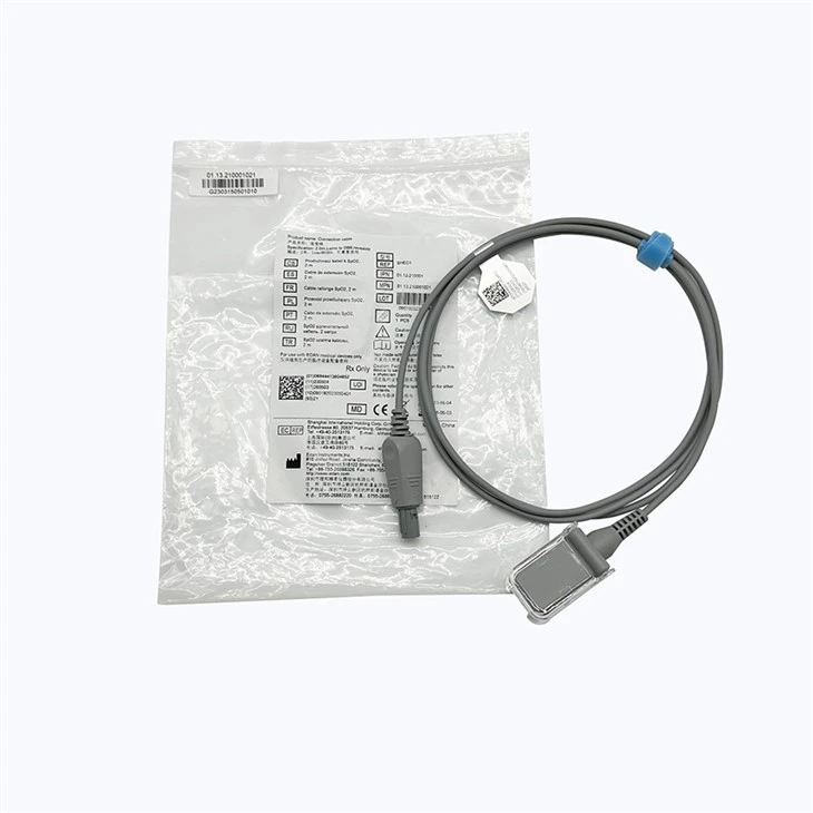 Oriġinali SpO2 Adapter Cable 6 Pin EDAN 01.13.210001