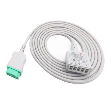 Dinamap Marquette GE ECG Trunk Cable 5 Lead 2017003-001