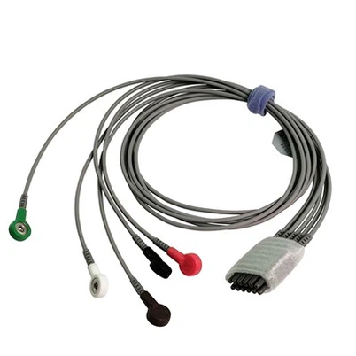 Oriġinali Edan 5 Ċomb ECG li jistgħu jerġgħu jintużaw Cable għal Edan IT20 Telemetrija EL05DASY